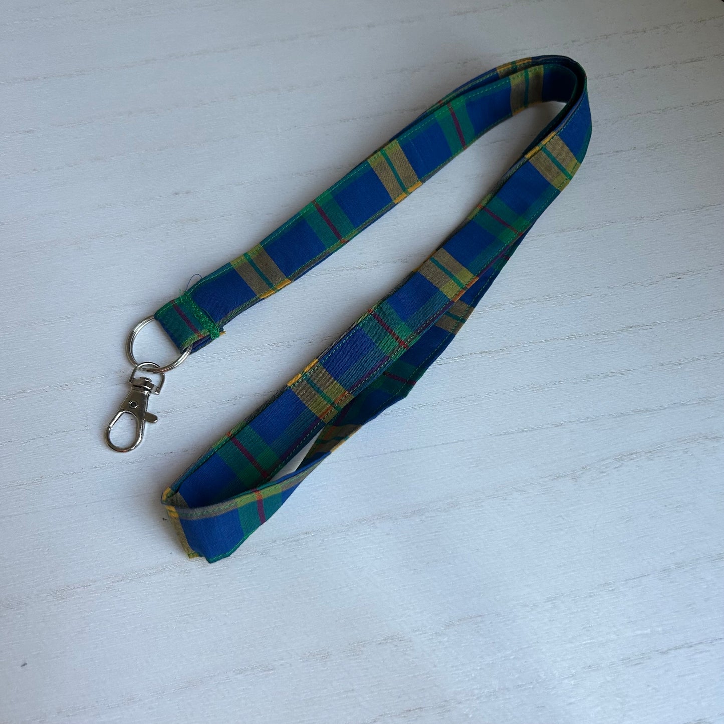 Plaid Lanyard