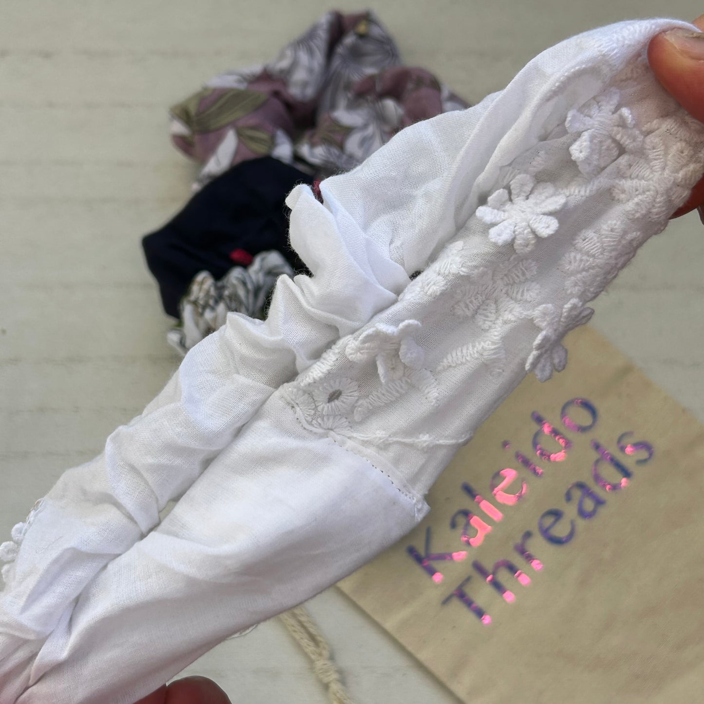 Four Florals Scrunchies 4 Pack