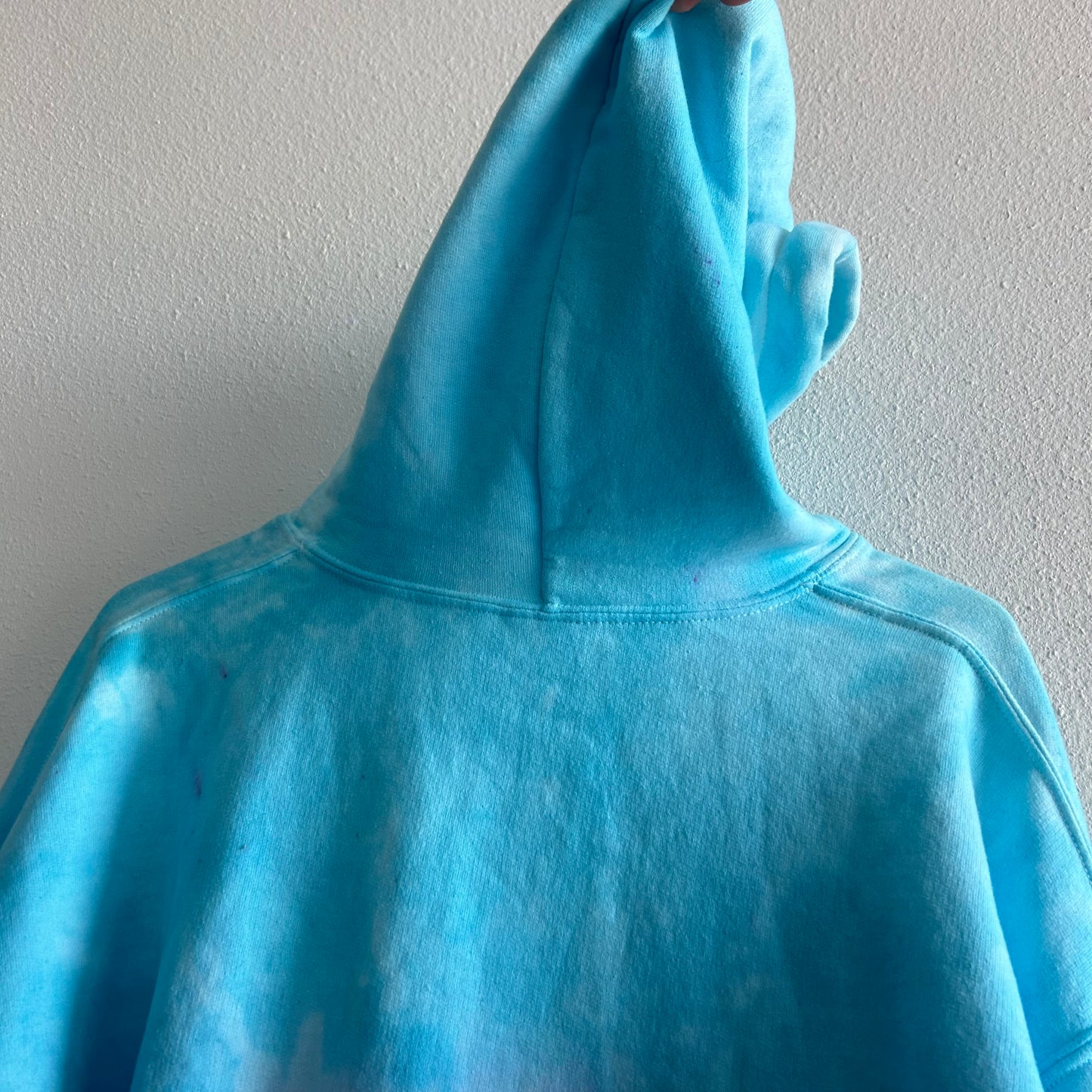 Purple & Pink & Teal Tie Dye Hoodie