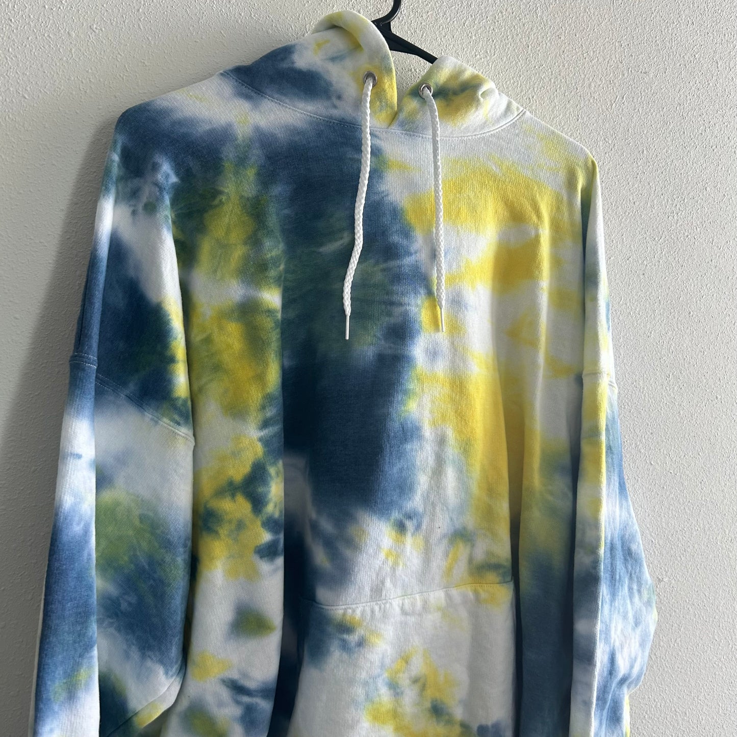 Yellow & Blue Tie Dye Hoodie