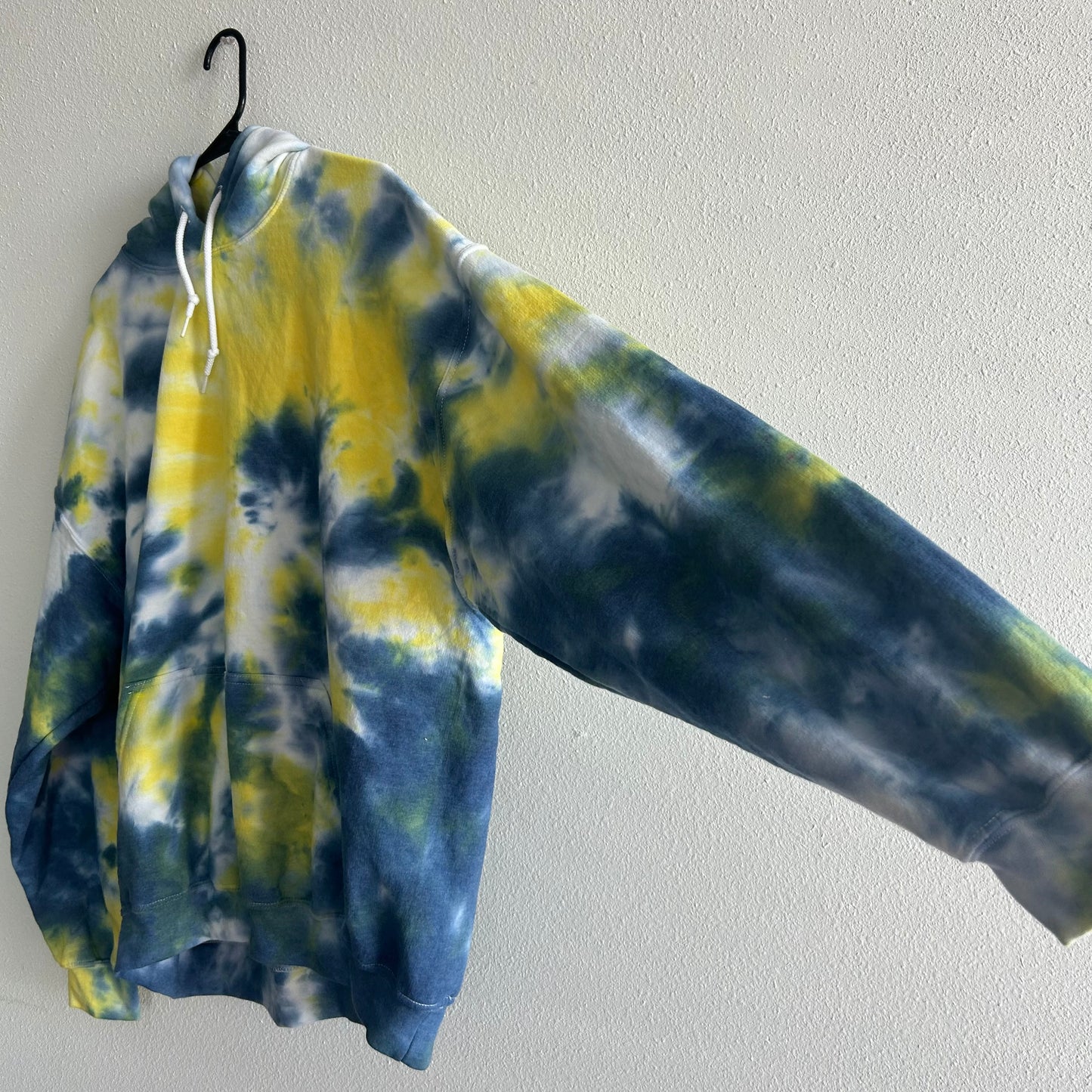 Yellow & Blue Tie Dye Hoodie