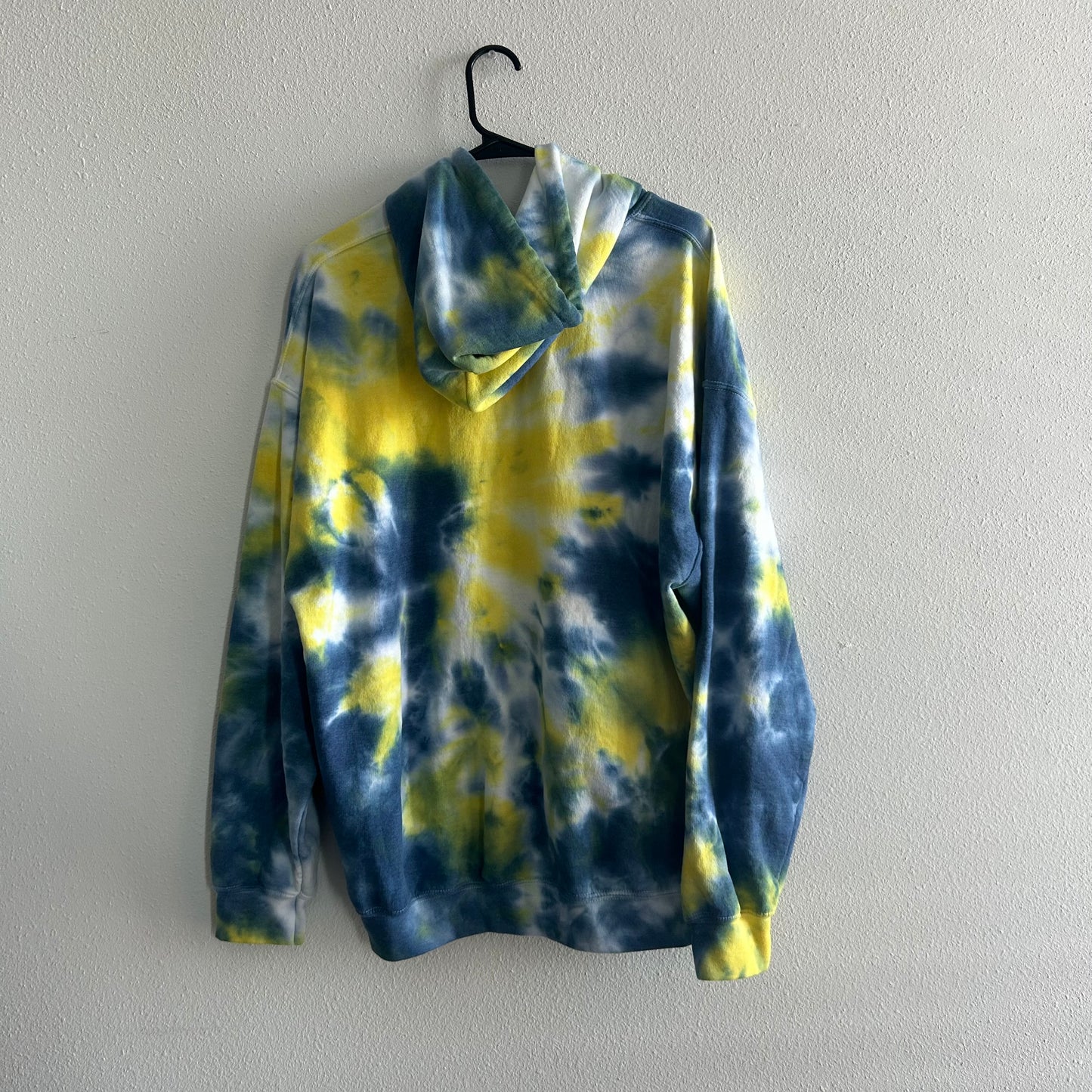 Yellow & Blue Tie Dye Hoodie