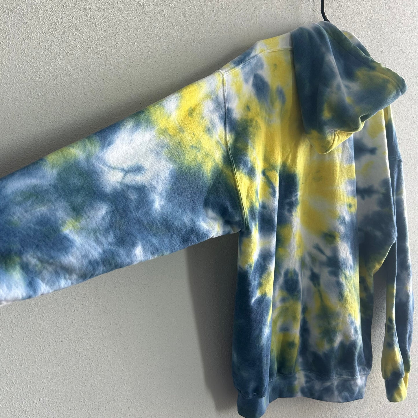 Yellow & Blue Tie Dye Hoodie