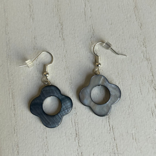 Blue Flower Earrings