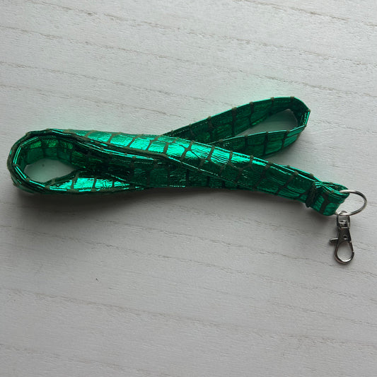 Shiny Alligator Lanyard
