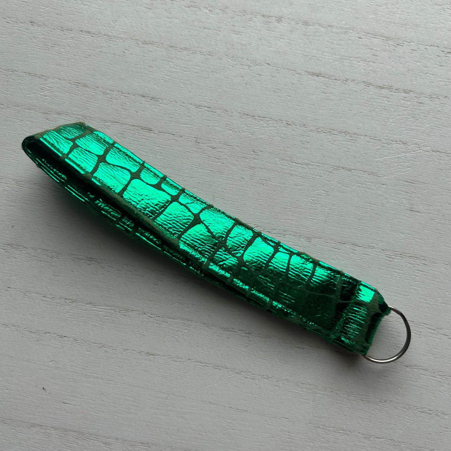 Shiny Alligator Wrist Lanyard