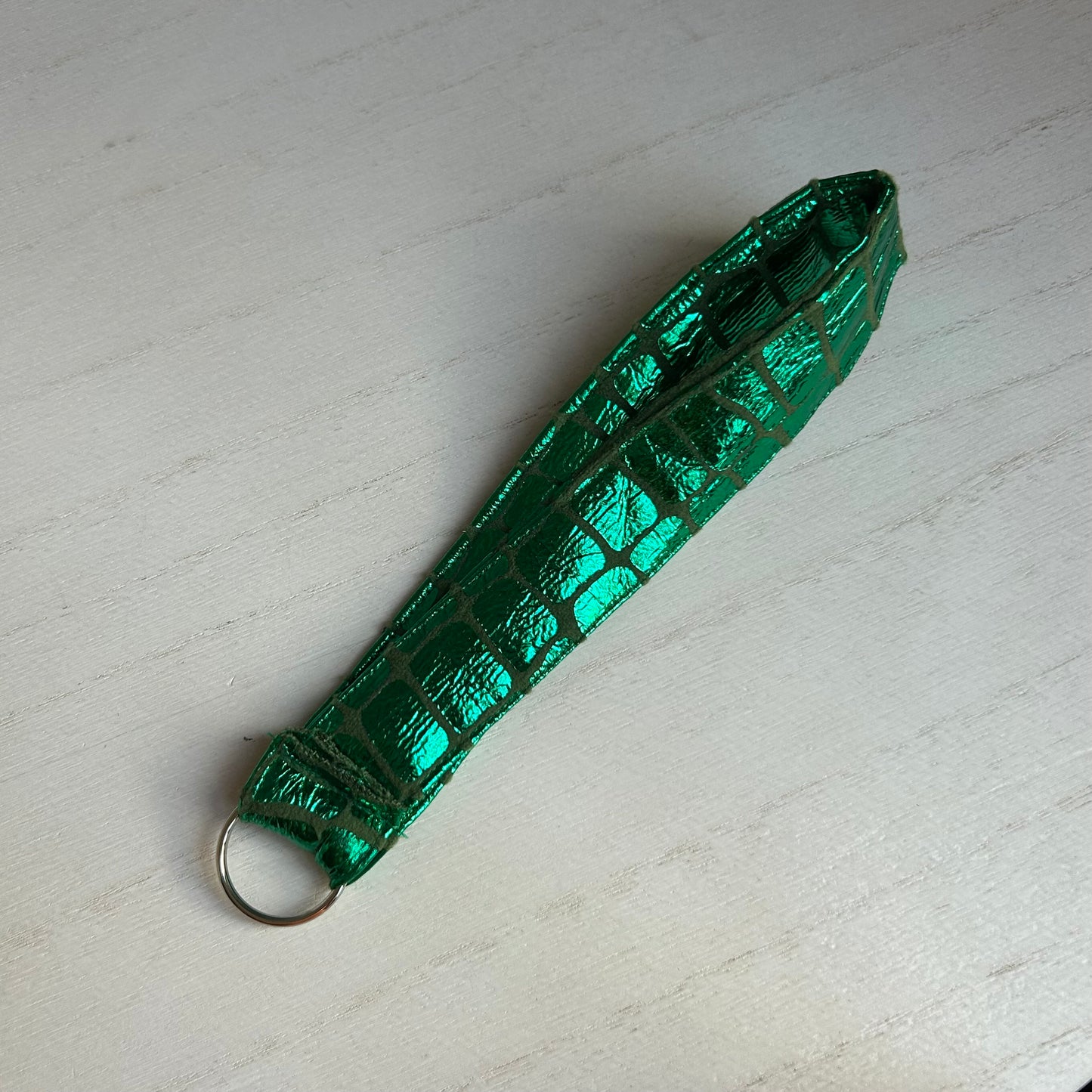 Shiny Alligator Wrist Lanyard
