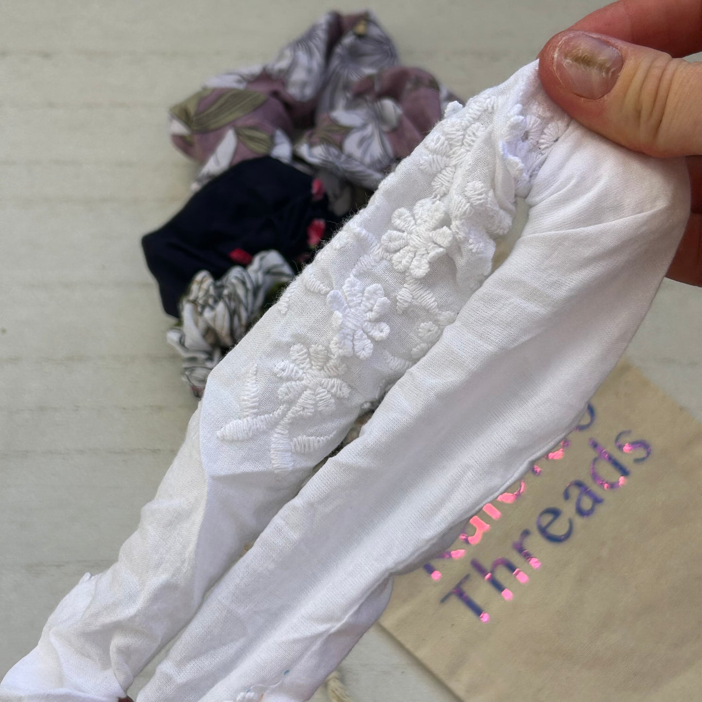 Four Florals Scrunchies 4 Pack