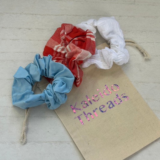 Summer Picnic Scrunchies 3 Pack