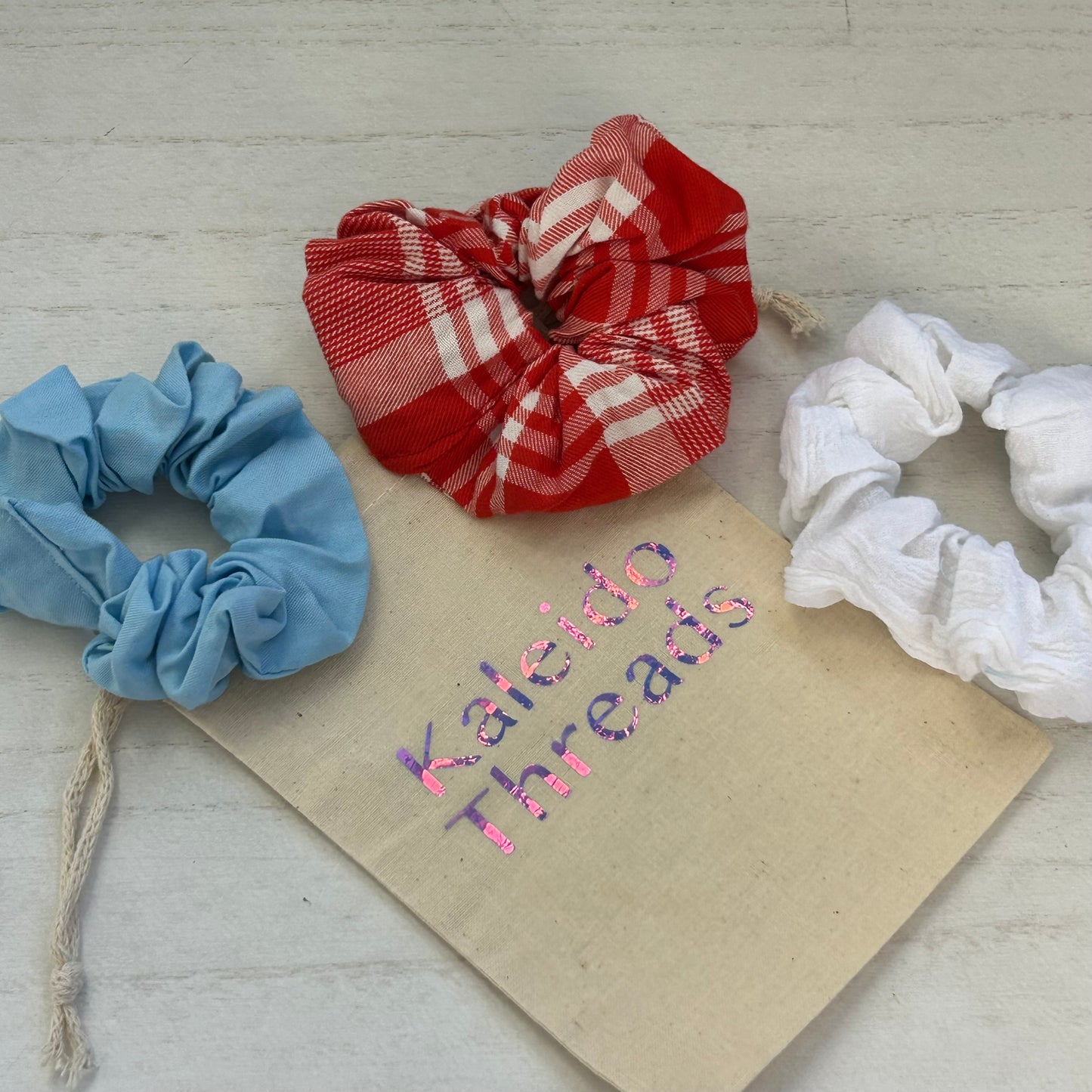 Summer Picnic Scrunchies 3 Pack