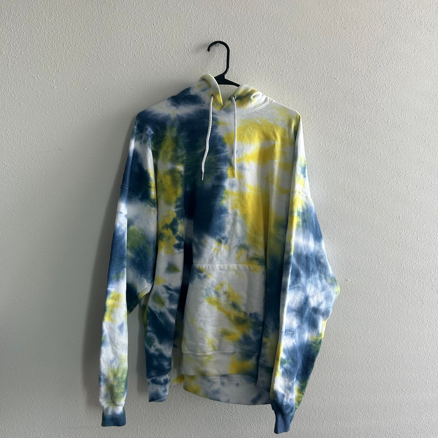 Yellow & Blue Tie Dye Hoodie