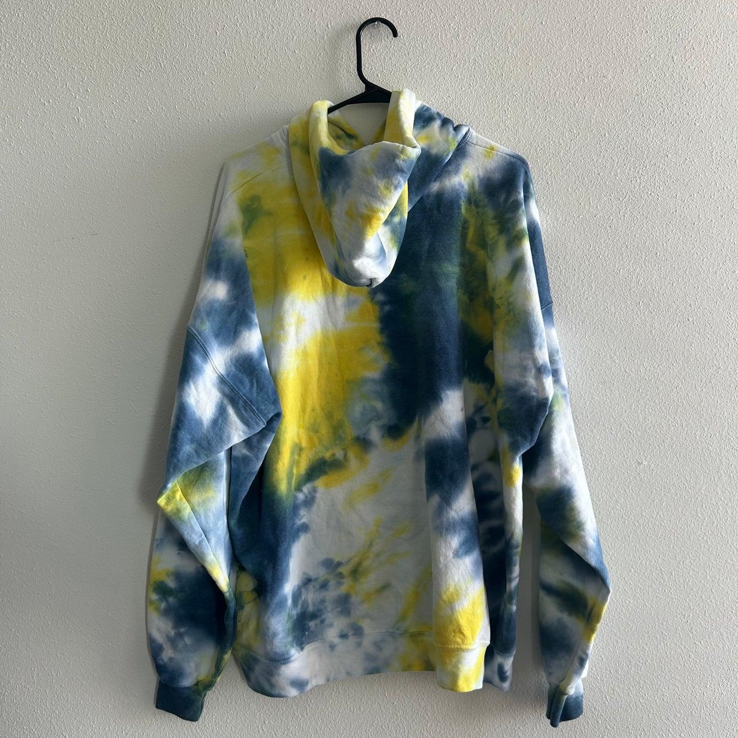 Yellow & Blue Tie Dye Hoodie