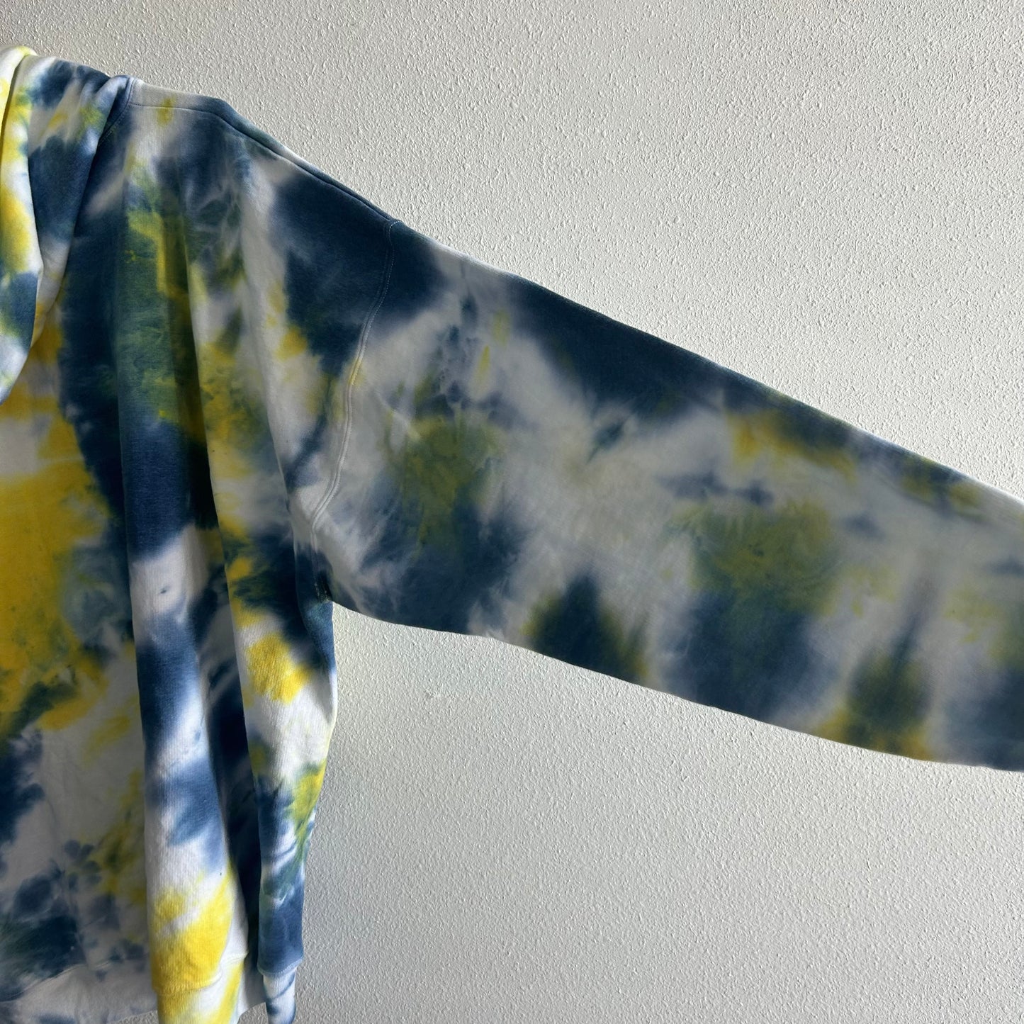Yellow & Blue Tie Dye Hoodie