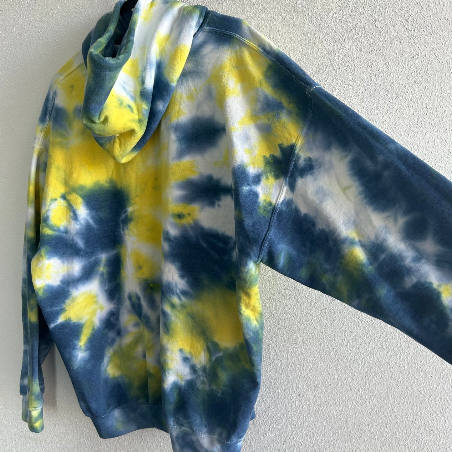 Yellow & Blue Tie Dye Hoodie
