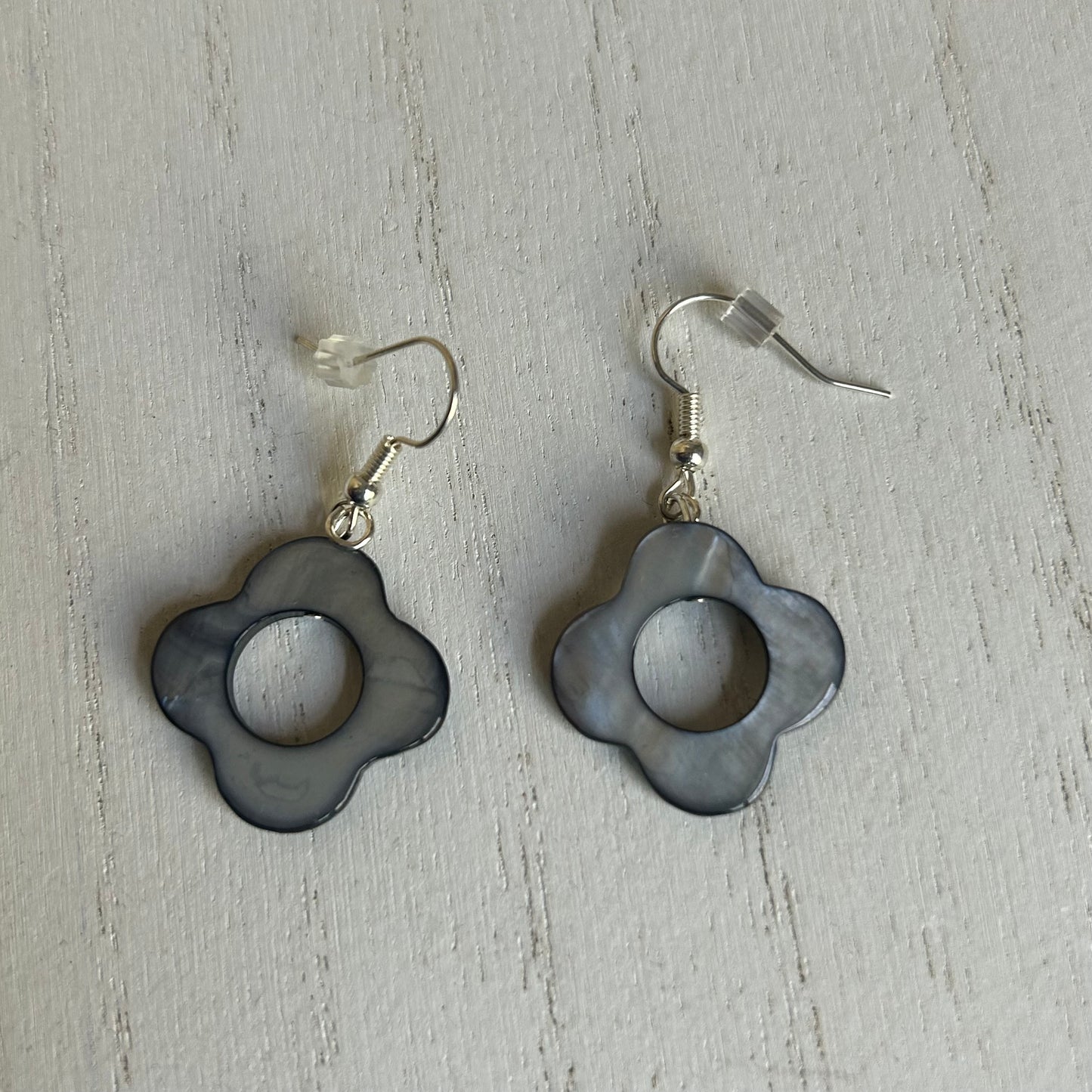 Blue Flower Earrings